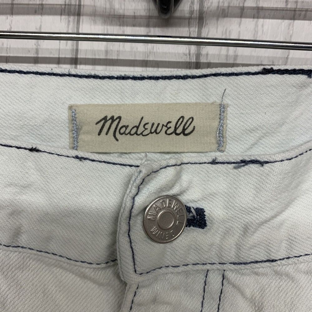 Womens Size 27 Madewell Tapered Wide Leg Jeans EUC - Picture 2 of 6